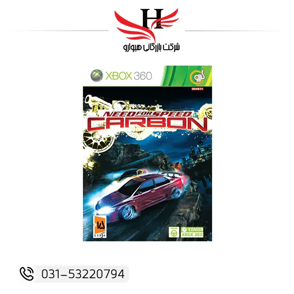 Need for Speed Carbon Xbox 360 بازی مسابقه‌ای ماشین سواری خیابانی نسخه DVD9